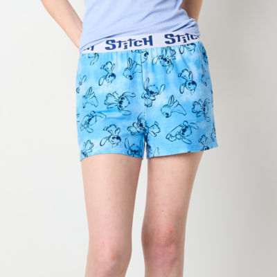 Disney Mjc Stitch Womens Juniors Pajama Shorts