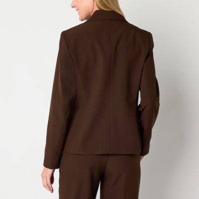 Black Label by Evan-Picone Womens Classic Fit Suit Jacket