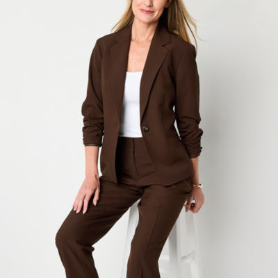 Black Label by Evan-Picone Womens Classic Fit Suit Jacket