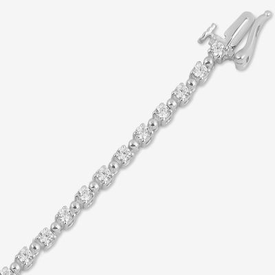 1 CT. Lab Grown White Diamond 10K Gold Tennis Bracelet