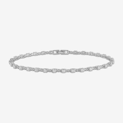 CT. T.W. Lab Grown White Diamond 10K Gold Tennis Bracelet