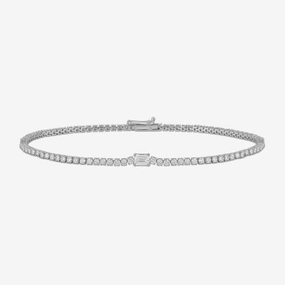 (G / I1) 2 CT. T.W. Lab Grown White Diamond 10K Gold Tennis Bracelet