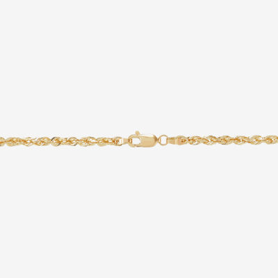 14K Gold Glitter Rope 20-24" 3mm Chain