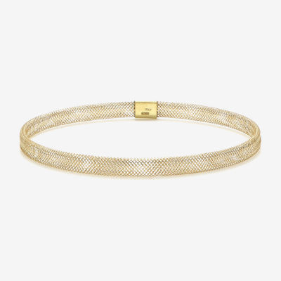 Made in Italy 10K Gold Bangle Bracelet