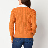 St. John outlet Collection Orange Cardigan Womens 4