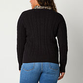 Black Sweaters Cardigans for Women JCPenney