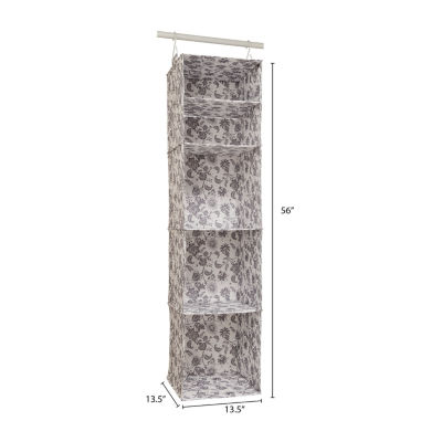 Martha Stewart Floral 5-Compartment Hanging Organizers