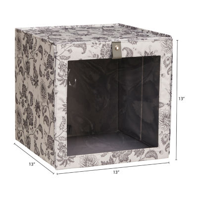 Martha Stewart Floral Single Compartment Storage Bin