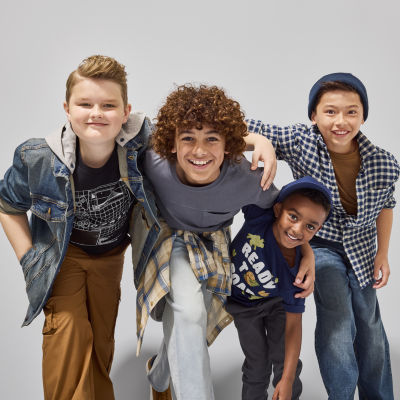 Thereabouts Little & Big Kid Boys Crew Neck Short Sleeve T-Shirt