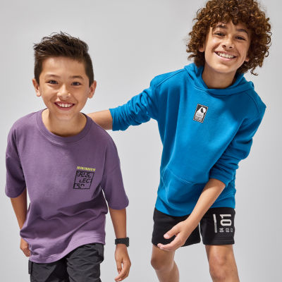 Xersion Little & Big Boys Mid Rise Fleece Pull-On Short