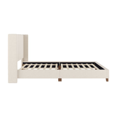 Martha Stewart Kay Upholstered Platform Bed