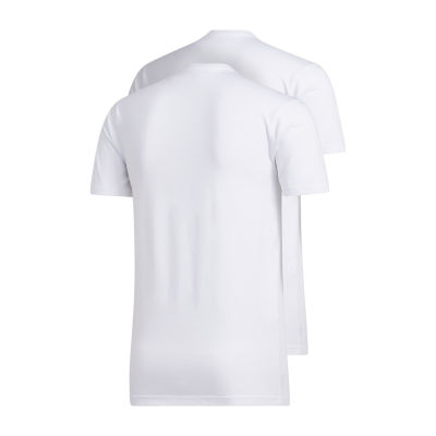 adidas Stretch Mens 2 Pack Short Sleeve Crew Neck T-Shirt