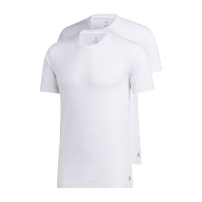 adidas Stretch Mens 2 Pack Short Sleeve Crew Neck T-Shirt