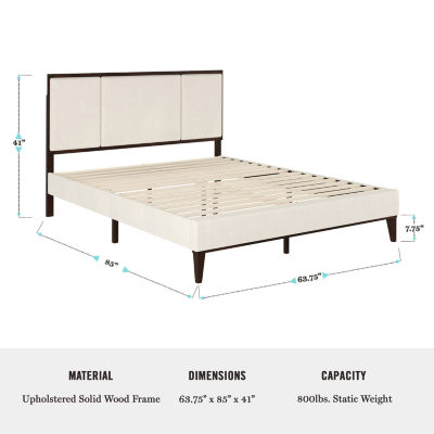 Martha Stewart Jett Upholstered Platform Bed