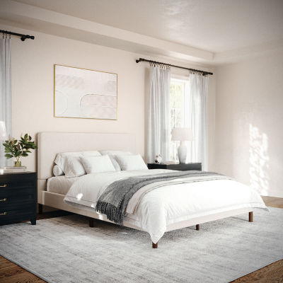 Martha Stewart Britta Upholstered Platform Bed