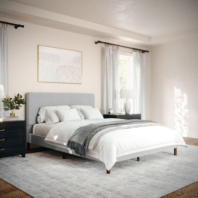 Martha Stewart Britta Upholstered Platform Bed