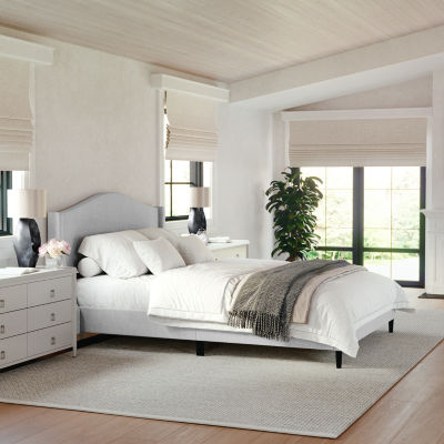 Martha Stewart Amelia Upholstered Platform Bed