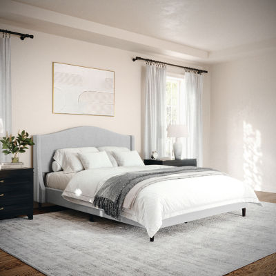 Martha Stewart Amelia Upholstered Platform Bed