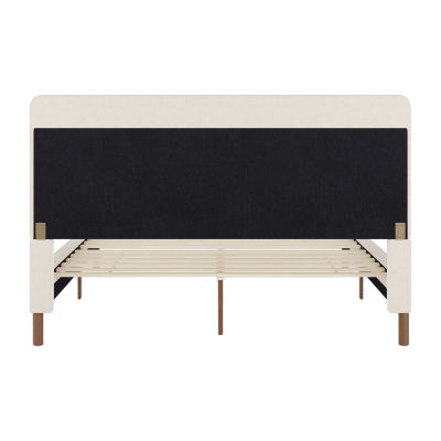 Martha Stewart Kay Upholstered Platform Bed