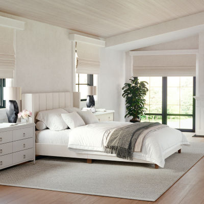 Martha Stewart Kay Upholstered Platform Bed