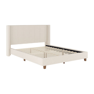 Martha Stewart Kay Upholstered Platform Bed