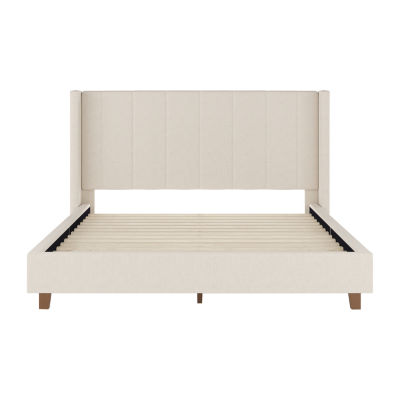 Martha Stewart Kay Upholstered Platform Bed