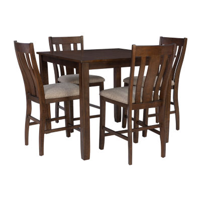 Amaia 5-pc. Counter Height Square Dining Set