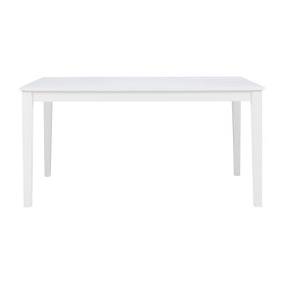 Stansby Rectangular Wood-Top Dining Table