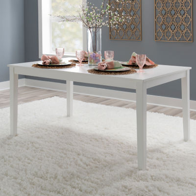 Stansby Rectangular Wood-Top Dining Table