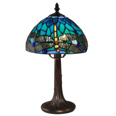 Dale Tiffany™ Classic Dragonfly Table Lamp, Color Blue JCPenney