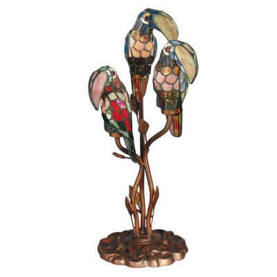 Dale Tiffany™ Three Parrots Accent LampJCPenney, Color Multi