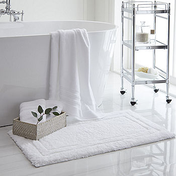 Liz Claiborne Luxury Cotton Bath Rug, One Size, White - Yahoo Shopping