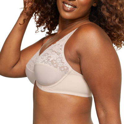 Bali Lilyette Comfort Lace Full Coverage Underwire Minimizer Bra 0428