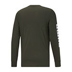 Puma Mens Crew Neck Long Sleeve T-Shirt