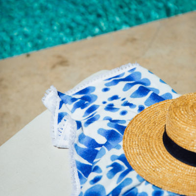 Depera Home Indigo Quick Dry Beach Towel