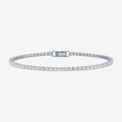 Diamond Addiction (G-H / Si2-I1) 2 1/2 CT. T.W. Lab Grown White 10K Gold 7.25 Inch Tennis Bracelet