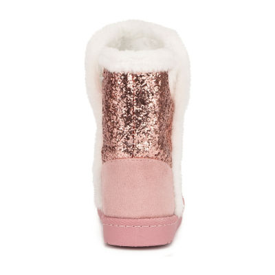 Olivia Miller Little & Big Girls Omg Glitter Winter Boots