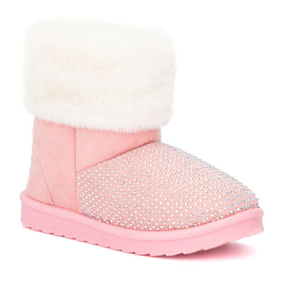 Olivia Miller Toddler Girls Rhinestone Winter Boots