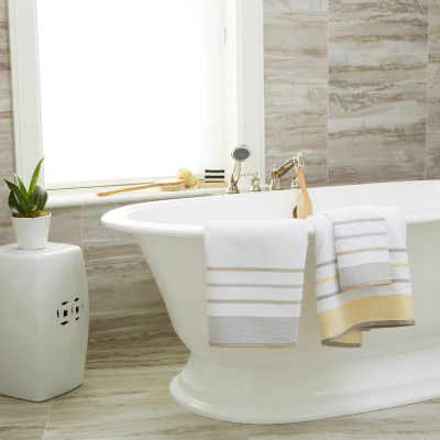 Linery Decorative Stripe 6-pc. Quick Dry Bath Towel Sets