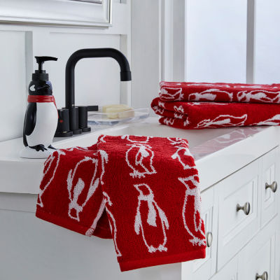 Saturday Knight Arctic March Penguin 2-pc. Hand Towel