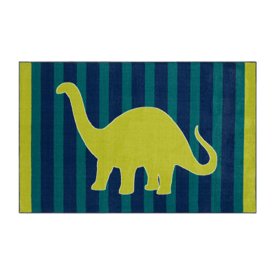 Mohawk Home Kid's Friendly Dinosaur 5'X8' Indoor Rectangular Area Rug