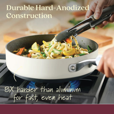 Anolon Advanced Home Hard Anodized 5-qt. Saute Pan with Lid and Helper  Handle - JCPenney