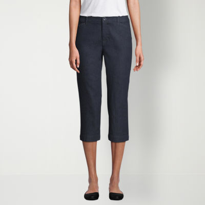 St. John's Bay Secretly Slender Womens Mid Rise Capri Pant