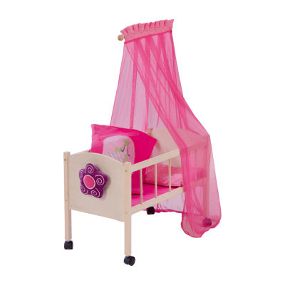 Roba-Kids Doll Canopy Bed: Happy Fee Baby Play