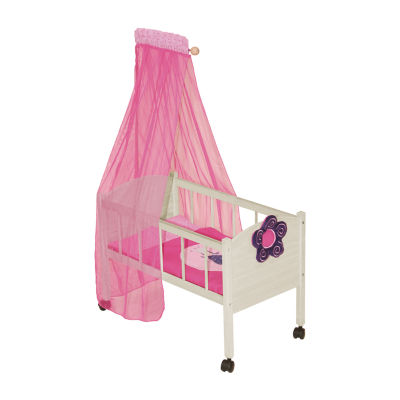 Roba-Kids Doll Canopy Bed: Happy Fee Baby Play
