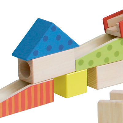 Roba-Kids Wooden Marble Run Set