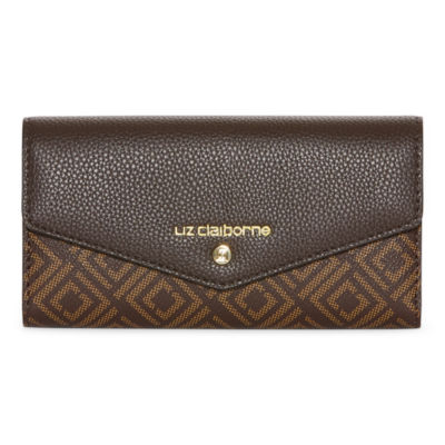 Liz Claiborne Envelope Clutch Womens Wallet