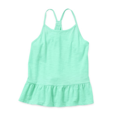 Thereabouts Little & Big Girls Round Neck Tank Top