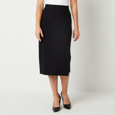 I.n.c. International Concepts Women's Ponte Zip-Front Pencil Skirt, Created  for Macy's