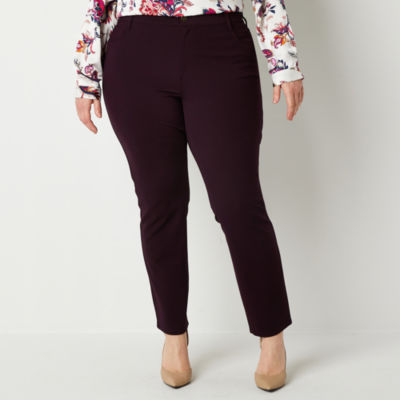 Liz Claiborne Sara Flexi Mid Rise Plus Capris